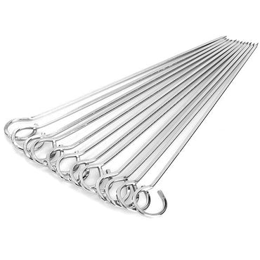Stainless Steel Needle Skewers w/ Rounded Handles