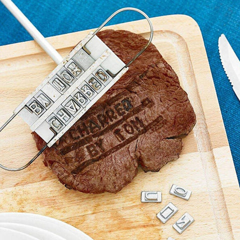 BBQ Branding Iron w/ Changeable Letters